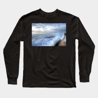 Lynn Shore Drive Breakwater Kings Beach Lynn MA Long Sleeve T-Shirt